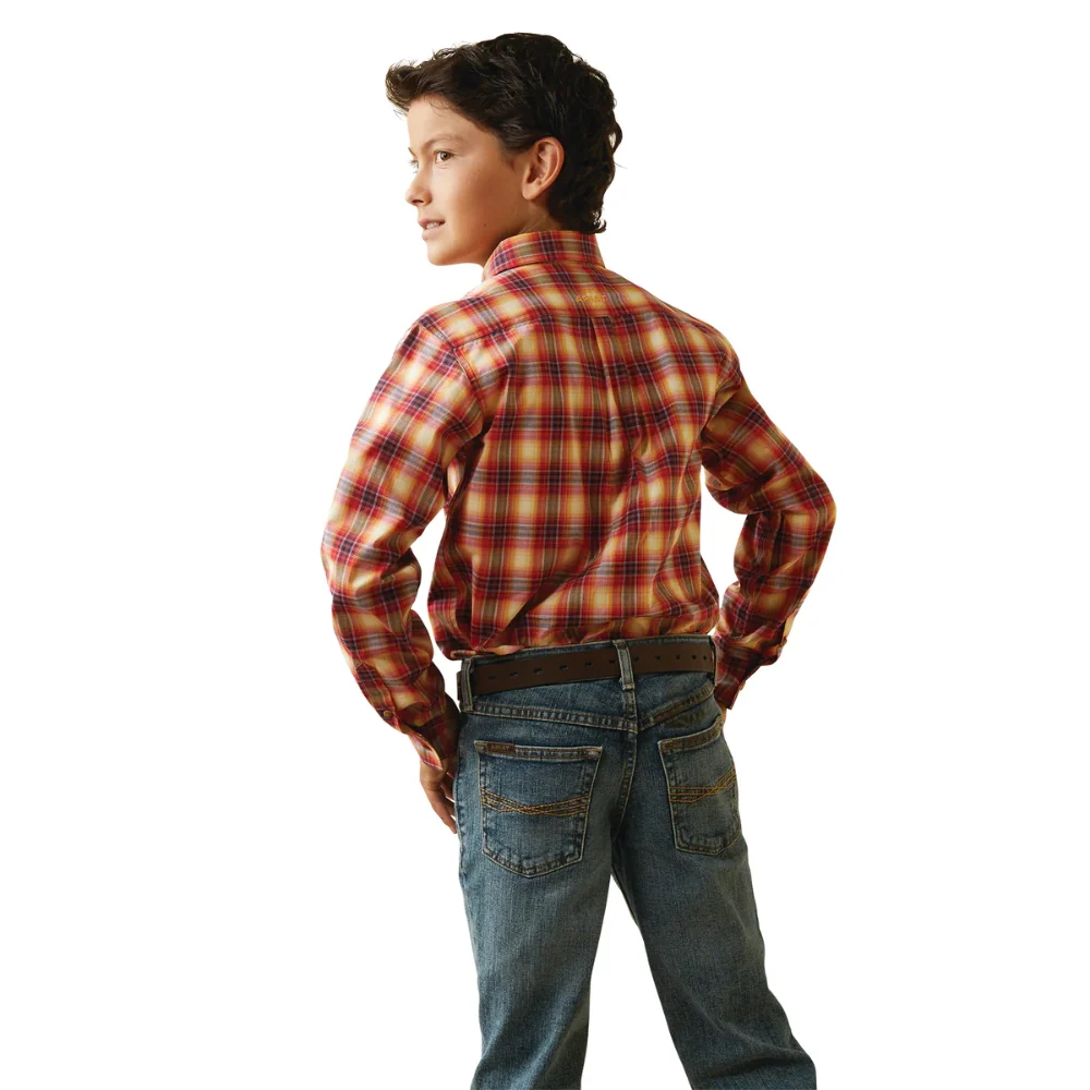 Ariat Boys Nayel Pro Series LS Shirt - Image 2