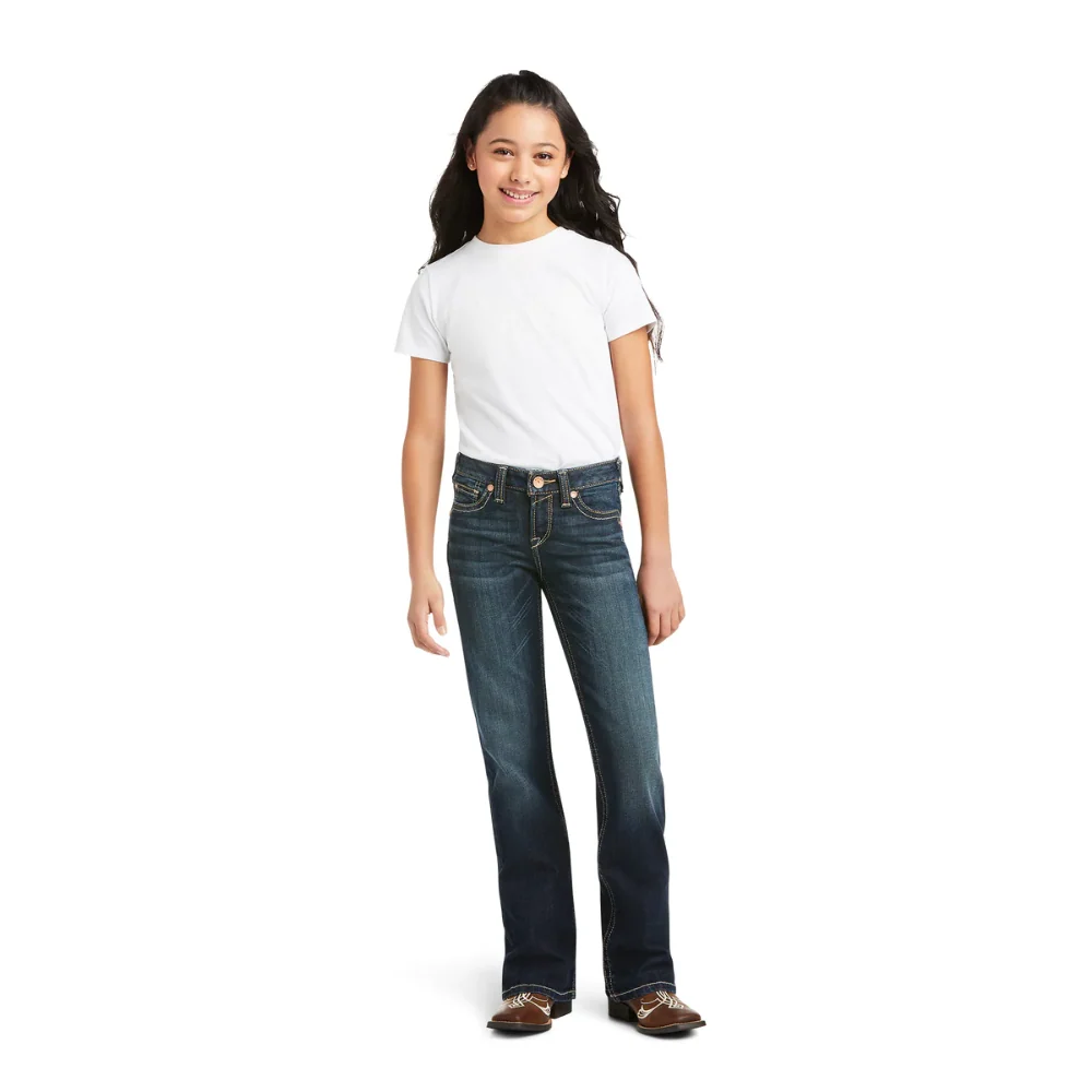 Ariat Girls REAL Stretch Fit Bootcut Jean Kylee - Image 3
