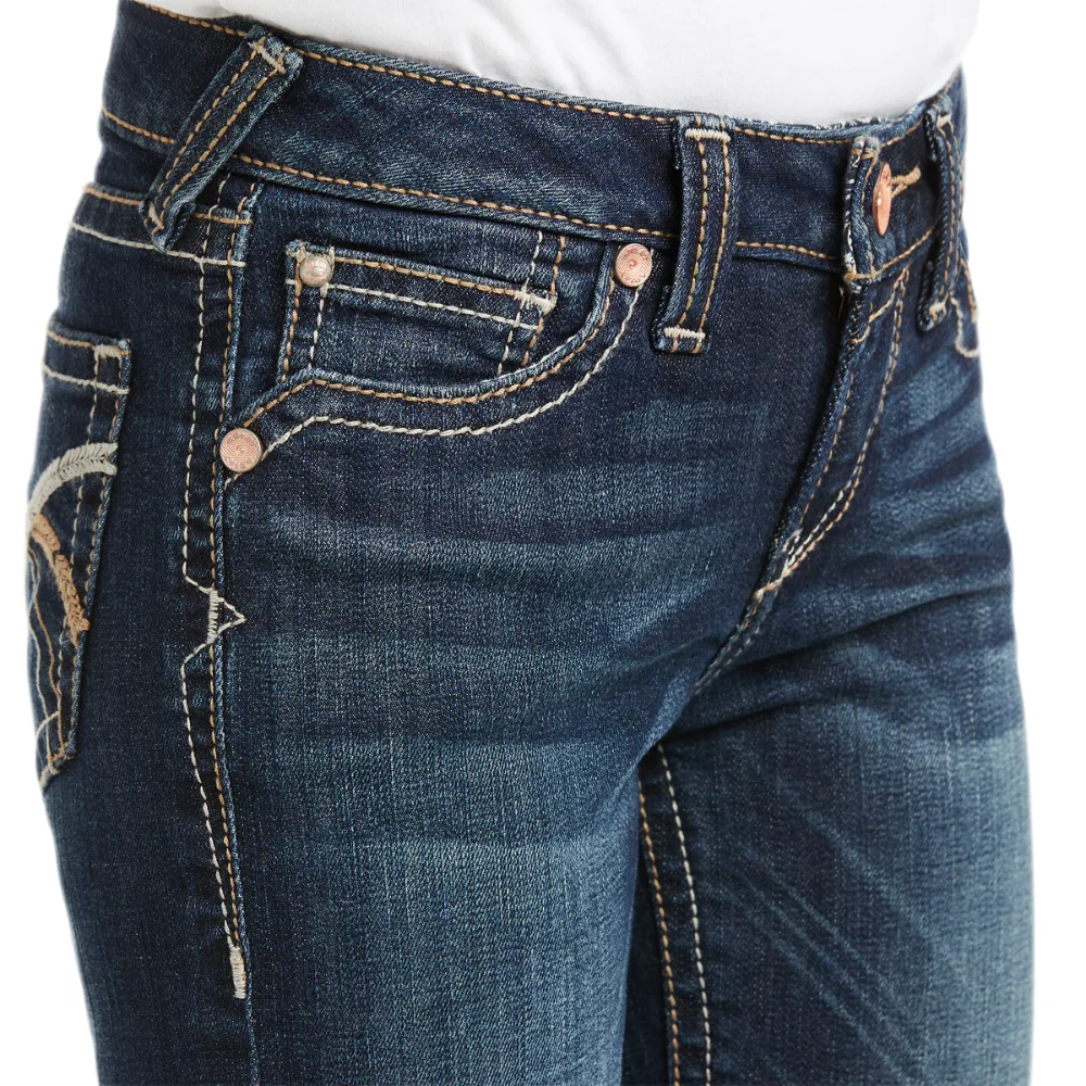 Ariat Girls REAL Stretch Fit Bootcut Jean Kylee - Image 6