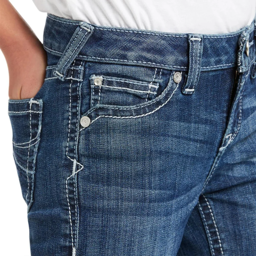 Ariat Girls REAL Wide Leg Marley Trouser Jeans - Image 6