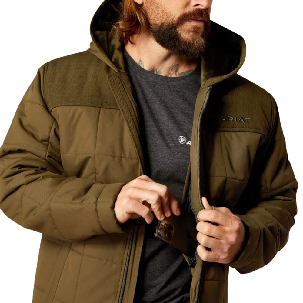 Ariat Mens Crius Hooded Insulated Jacket - Image 4
