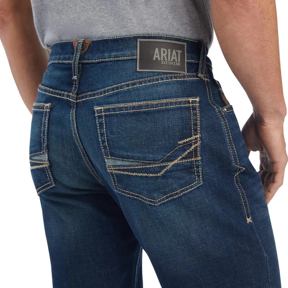 Ariat Mens M4 Quentin Relaxed Fit Bootcut Jean - Image 3