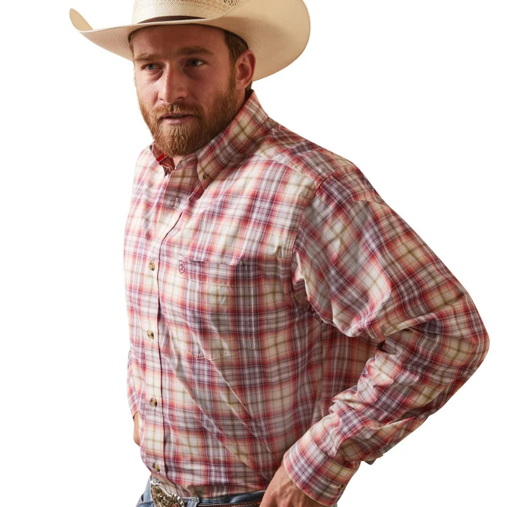 Ariat Mens Pro Series Derek Classic LS Shirt - Image 5