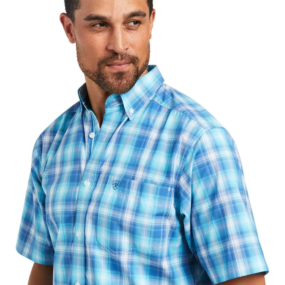Ariat Mens Pro Series Ian Fitted SS Shirt - Image 4
