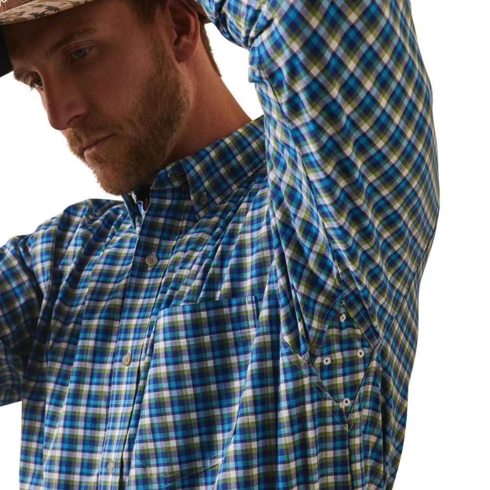 Ariat Mens Pro Series Lincoln Classic LS Shirt - Image 4