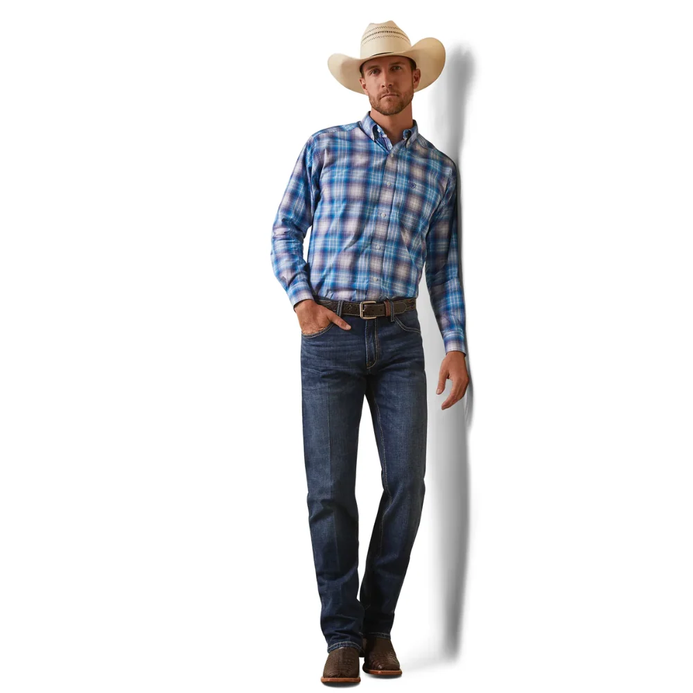 Ariat Mens Pro Series Lukas Classic LS Shirt - Image 3