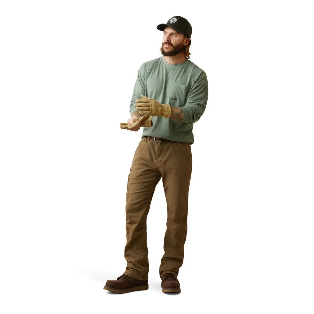 Ariat Mens Rebar Heat Fighter LS Tee - Image 3