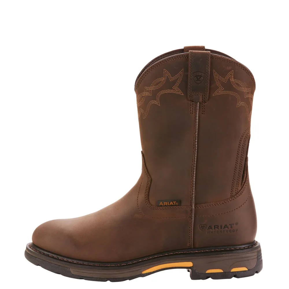 Ariat Mens Workhog H2O Oily Pull On Boot - Image 2