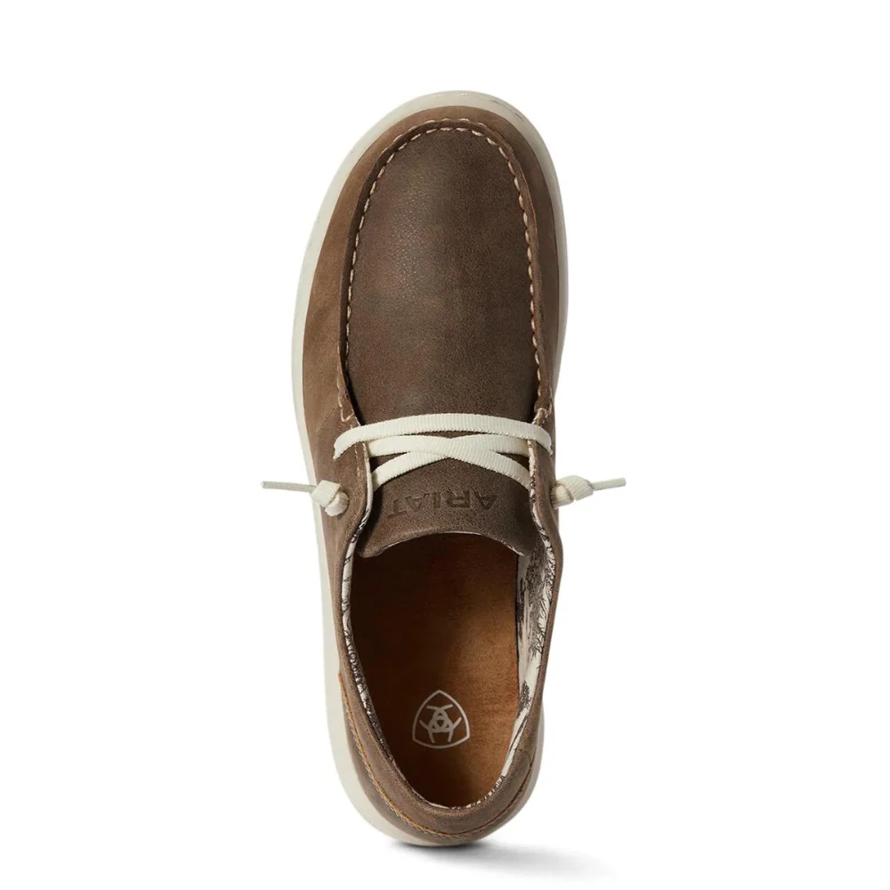 Ariat Womens Brown Bomber Lace Up Hilo - Image 3