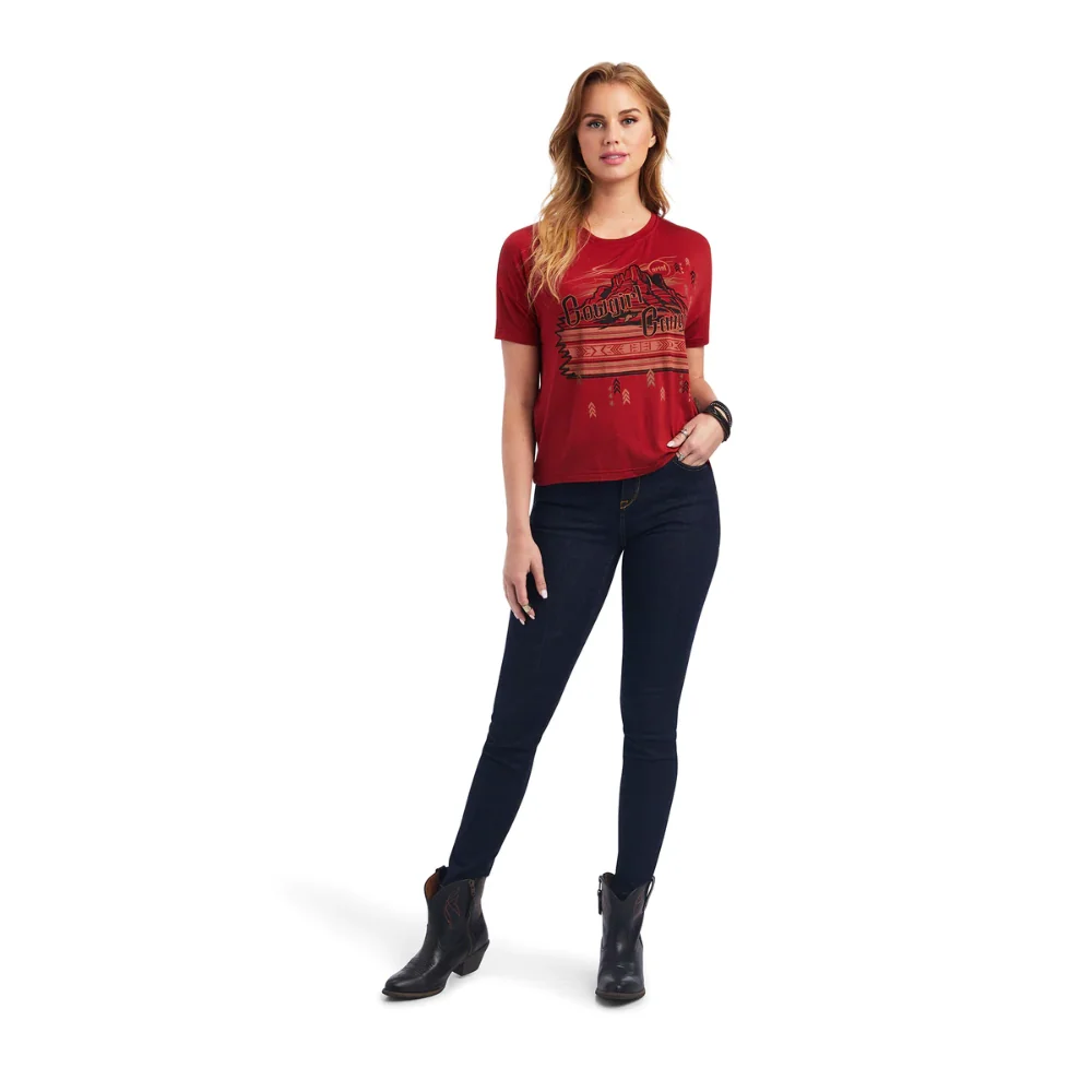 Ariat Womens Cowgirl Canyon SS Tee - Image 3