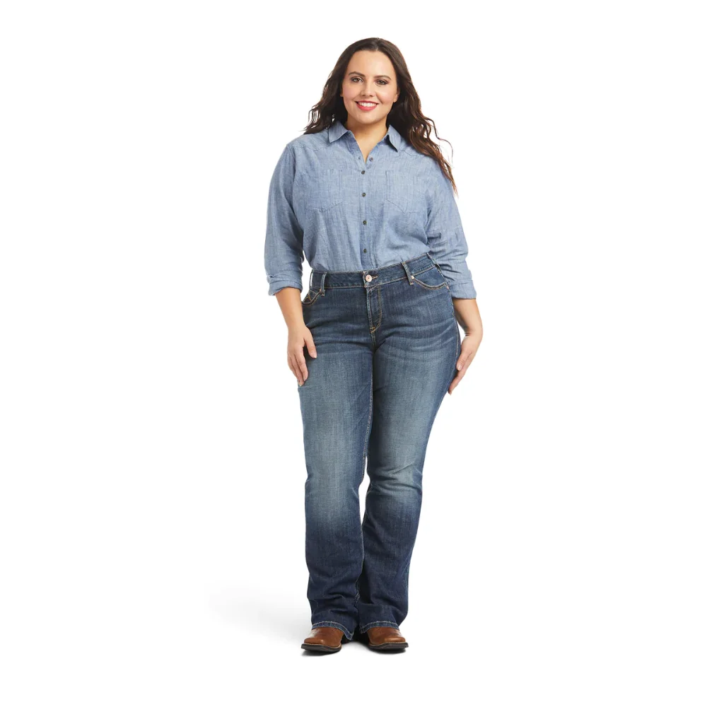 Ariat Womens Cynthia Mid Rise Bootcut Jean - Image 6