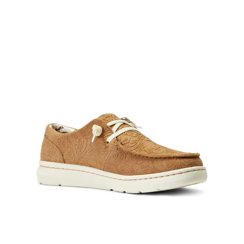 Ariat Womens Floral Emboss Lace Up Hilo - Image 5