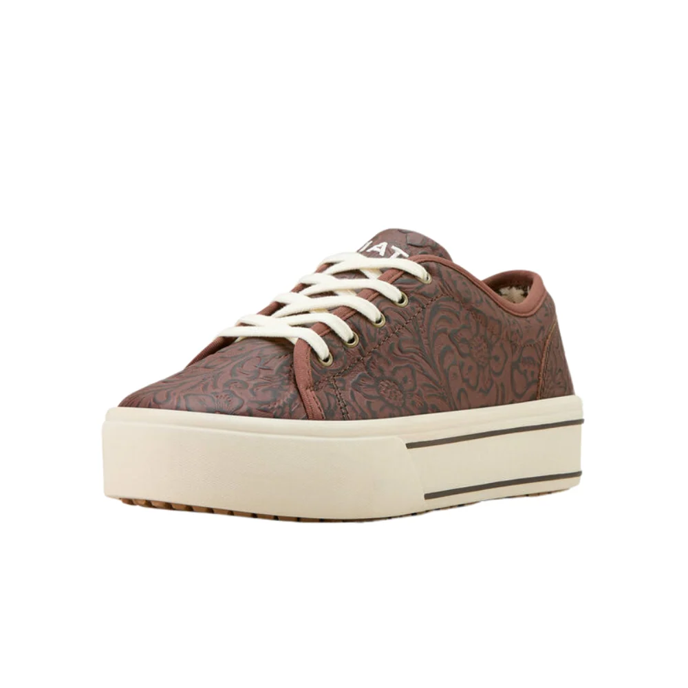 Ariat Womens Floral Embossed Skylar Lace Up