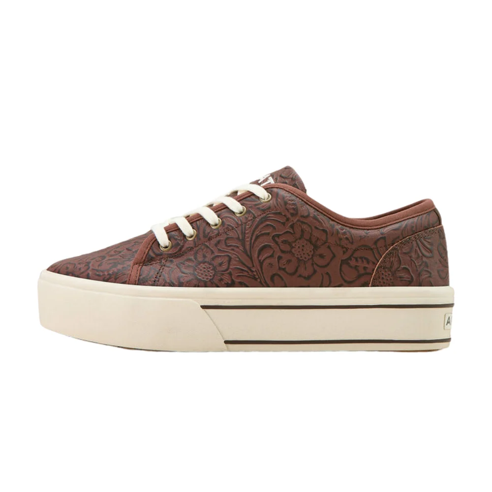 Ariat Womens Floral Embossed Skylar Lace Up - Image 2