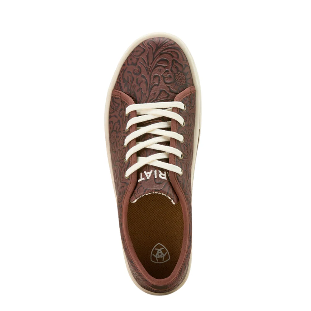 Ariat Womens Floral Embossed Skylar Lace Up - Image 4
