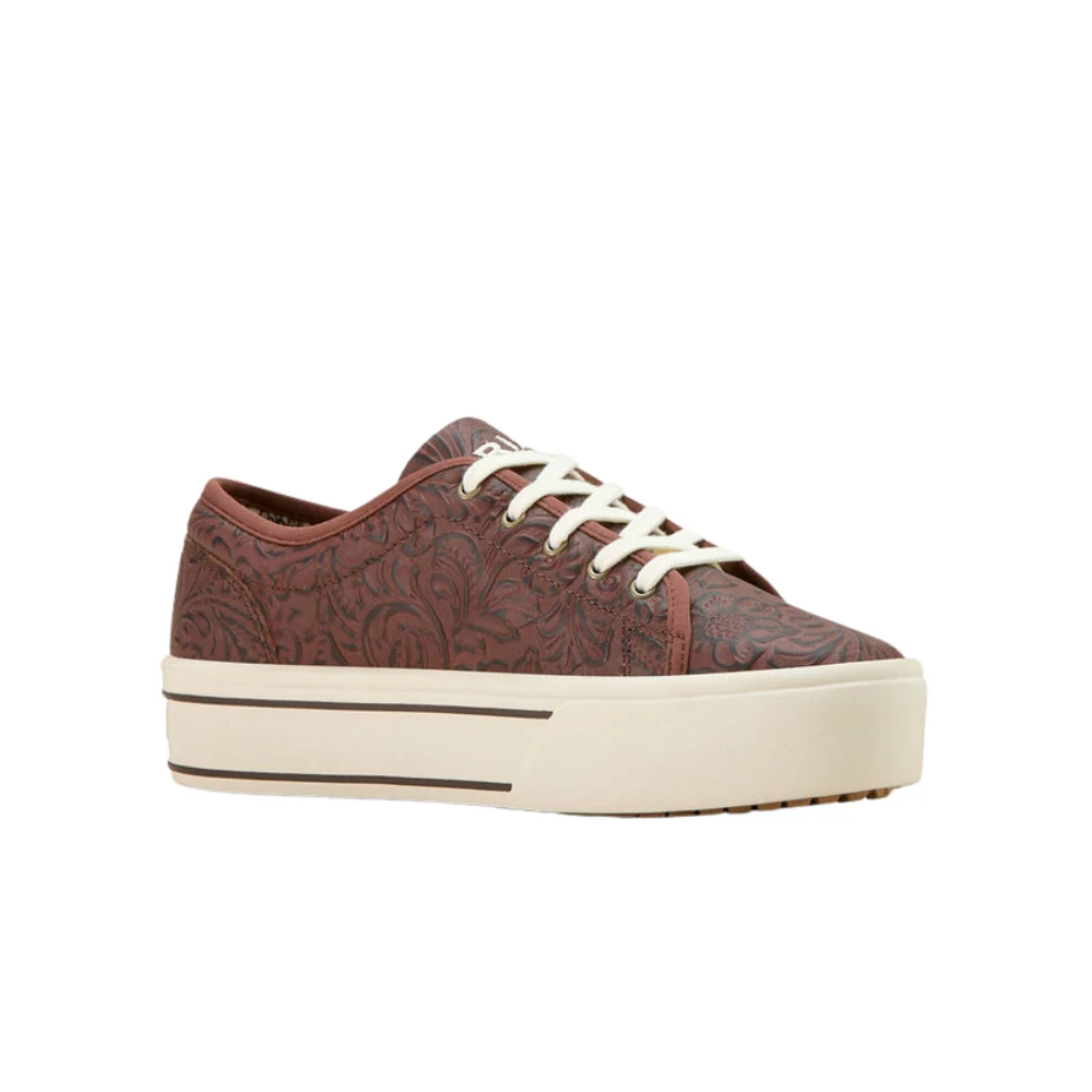 Ariat Womens Floral Embossed Skylar Lace Up - Image 6