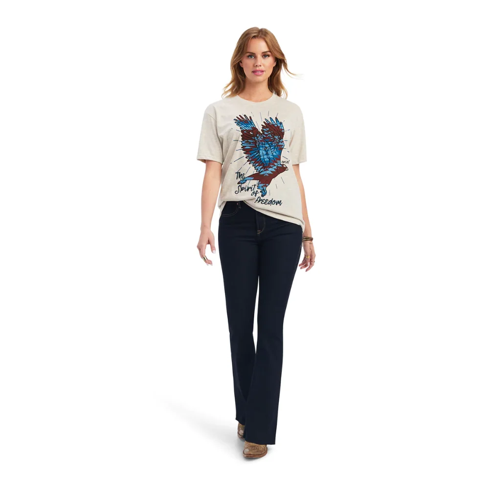 Ariat Womens Freedom Spirit SS Tee - Image 3