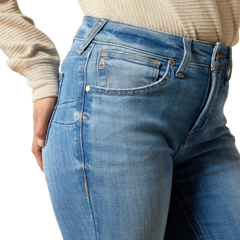 Ariat Womens High Rise Bootcut Camellia Jeans - Image 6