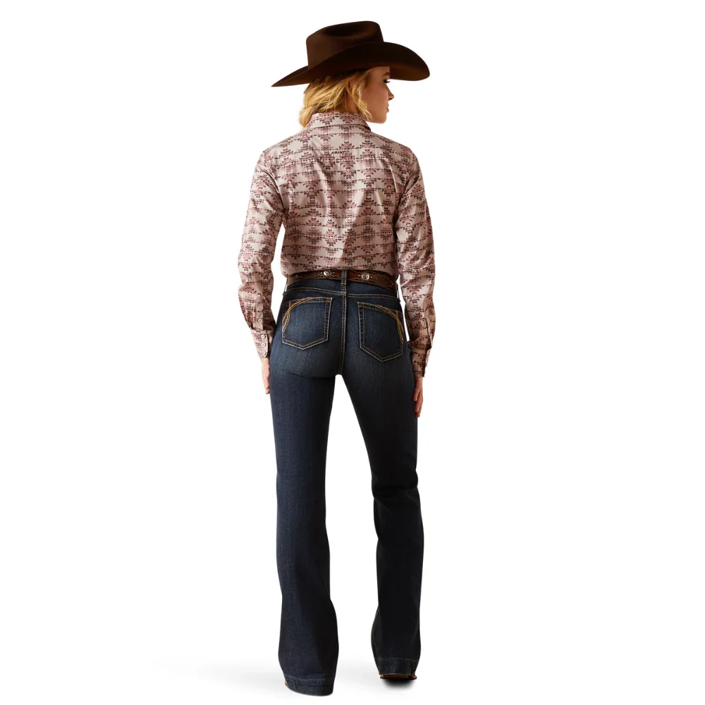 Ariat Womens High Rise Slim Trouser Jeans Florida - Image 2