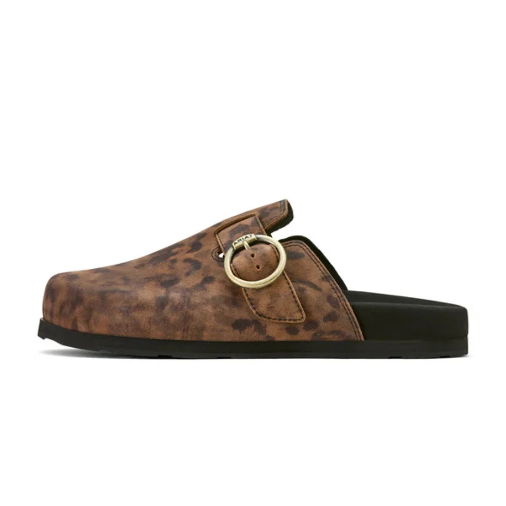 Ariat Womens Leopard Suede Country Mule - Image 2