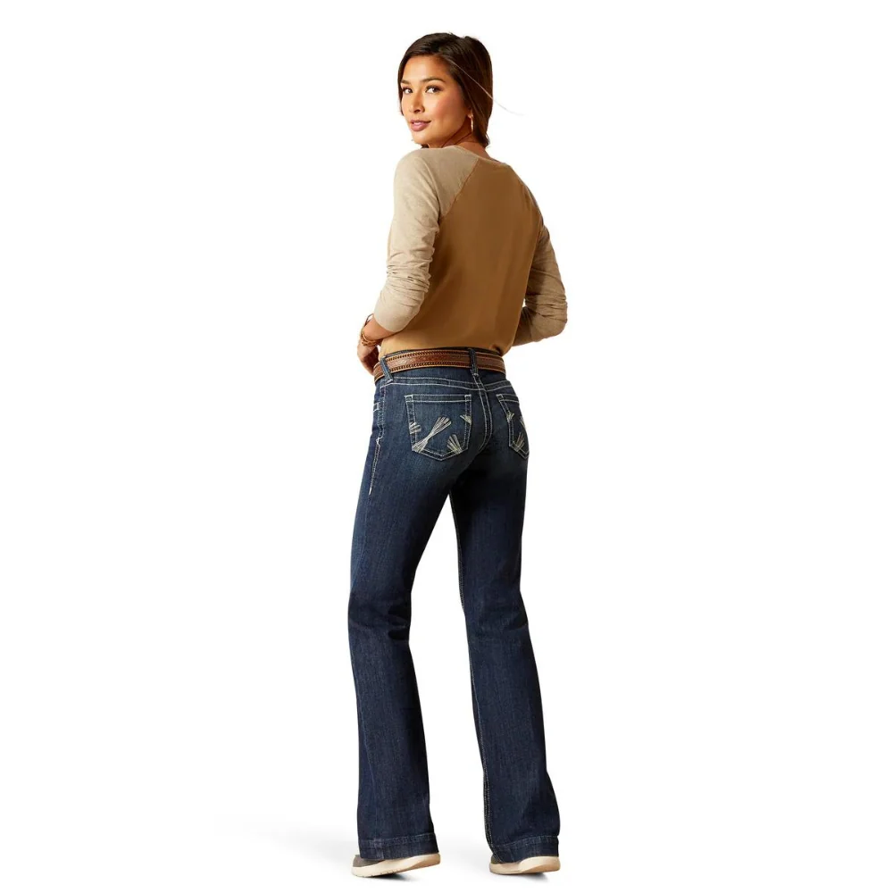 Ariat Womens Mid Rise Camila Trouser Jeans - Image 2