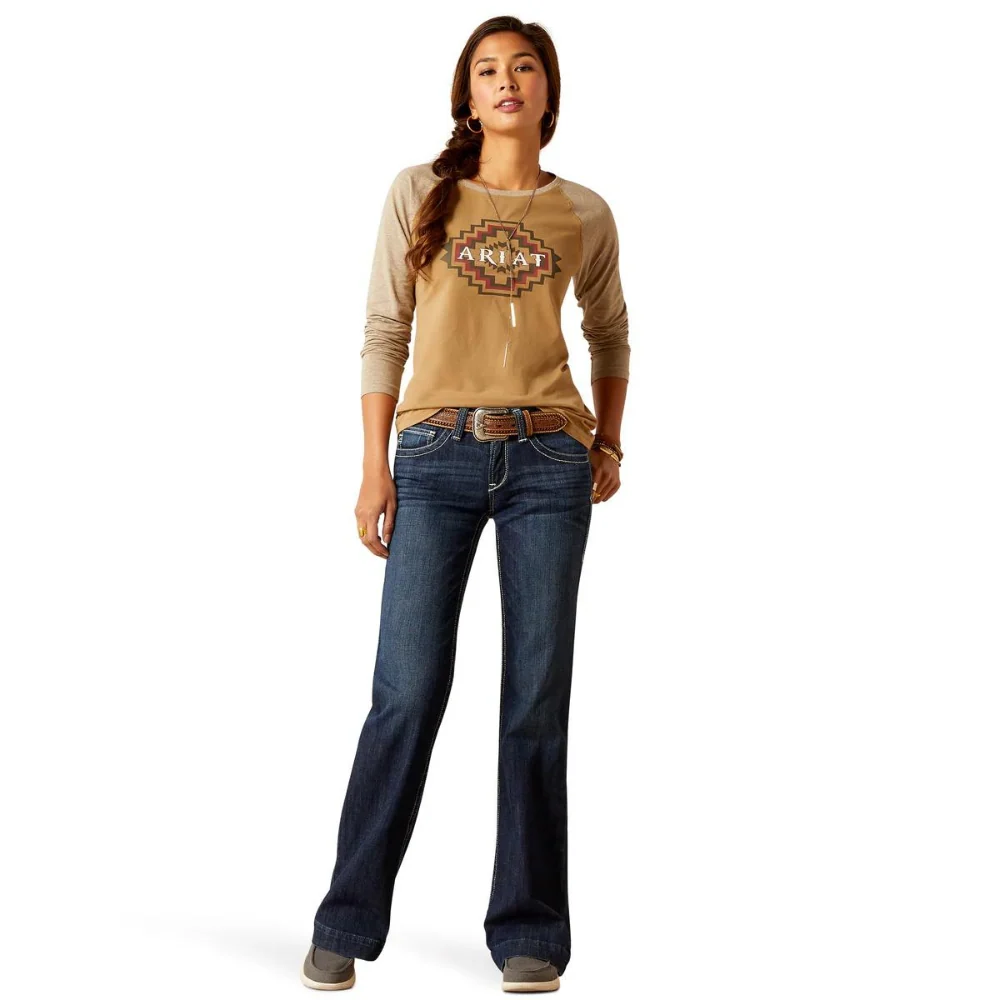 Ariat Womens Mid Rise Camila Trouser Jeans - Image 6