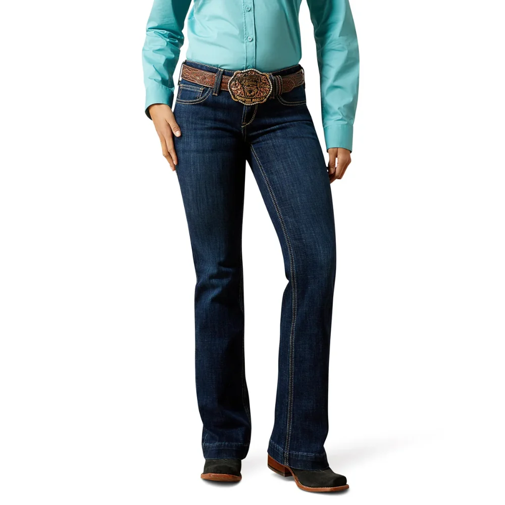 Ariat Womens Mid Rise Cindy Trouser Jeans - Image 6