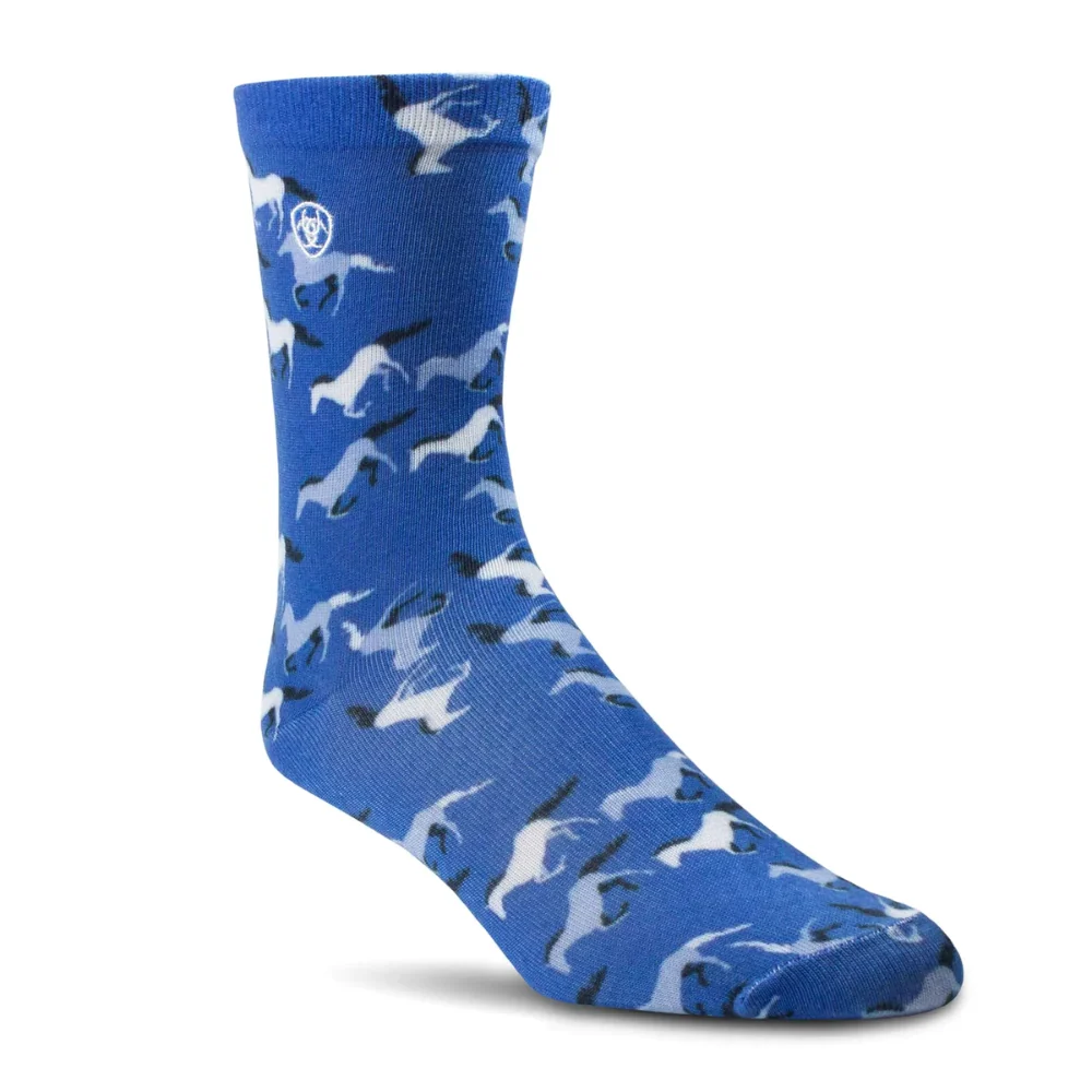 Ariat Womens Novelty Crew Socks 3pk - Image 4