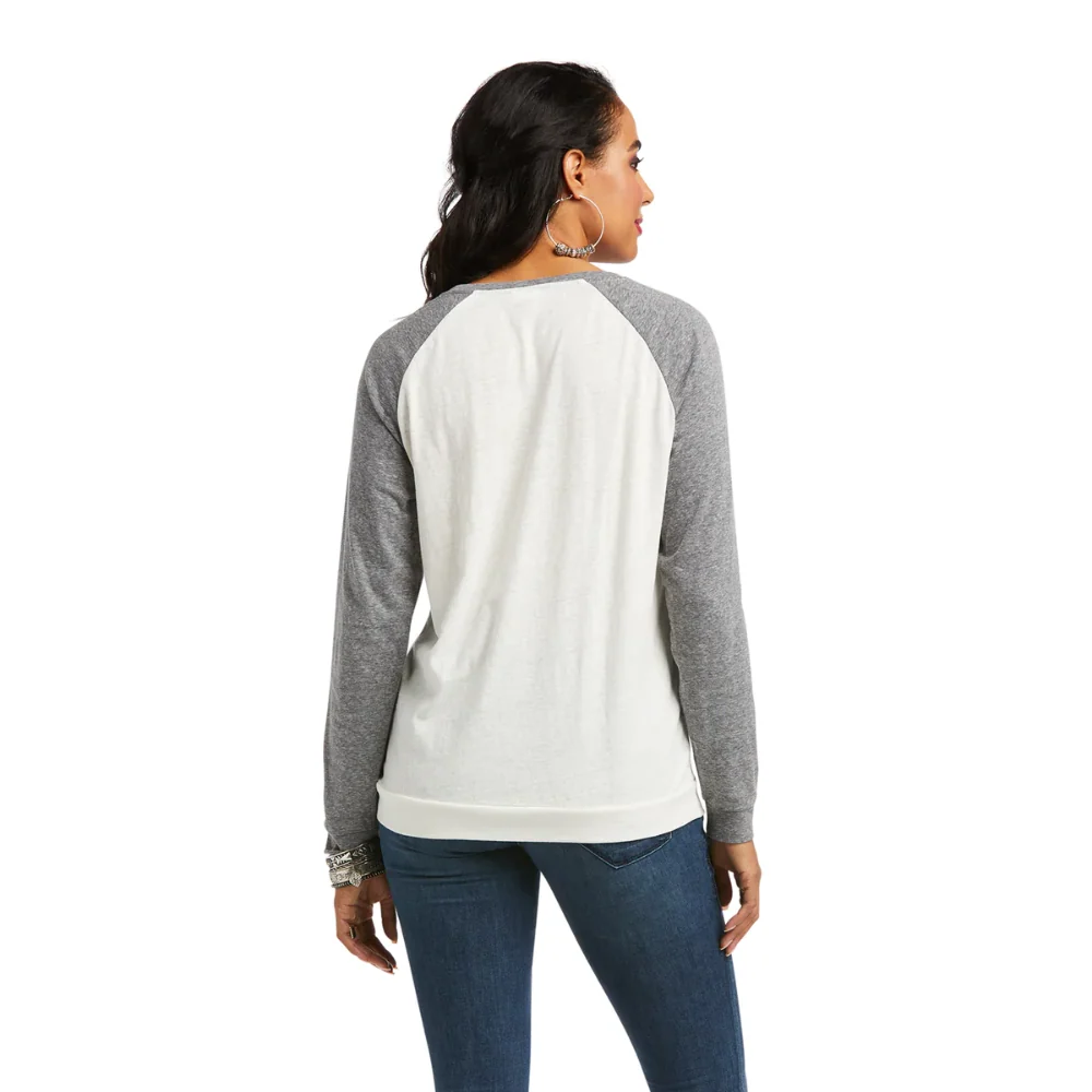 Ariat Womens Open Range LS Tee - Image 2