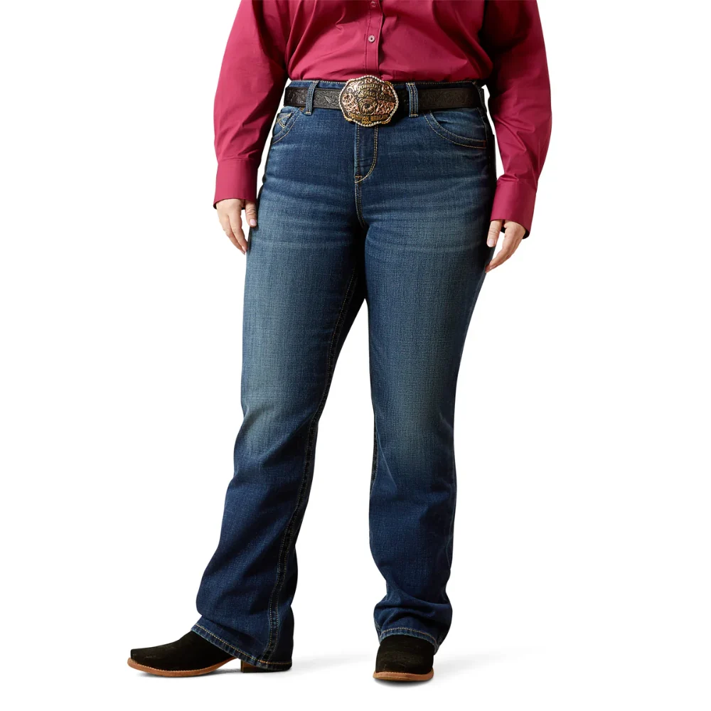 Ariat Womens Perfect Rise Bootcut Adalynne Jeans - Image 2