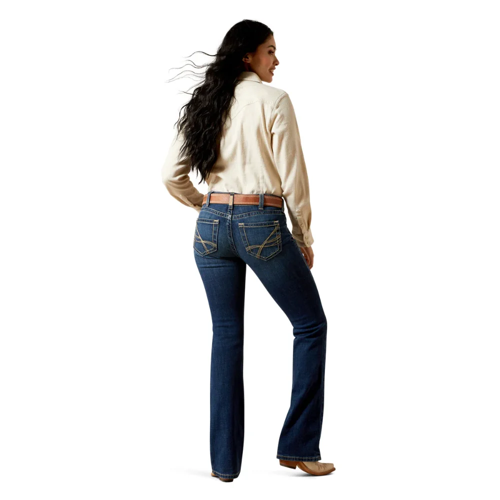 Ariat Womens Perfect Rise Bootcut Adalynne Jeans - Image 3
