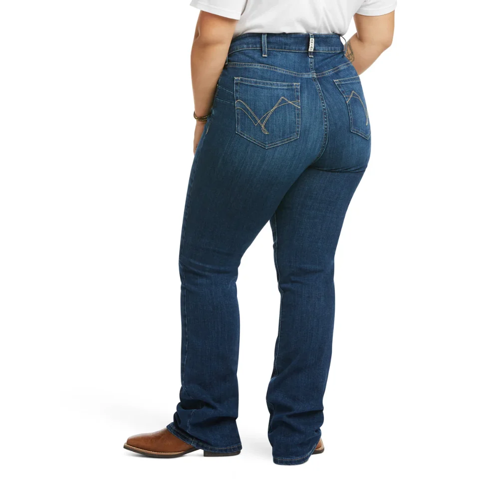 Ariat Womens Perfect Rise Straight Leg Abby Jeans - Image 3