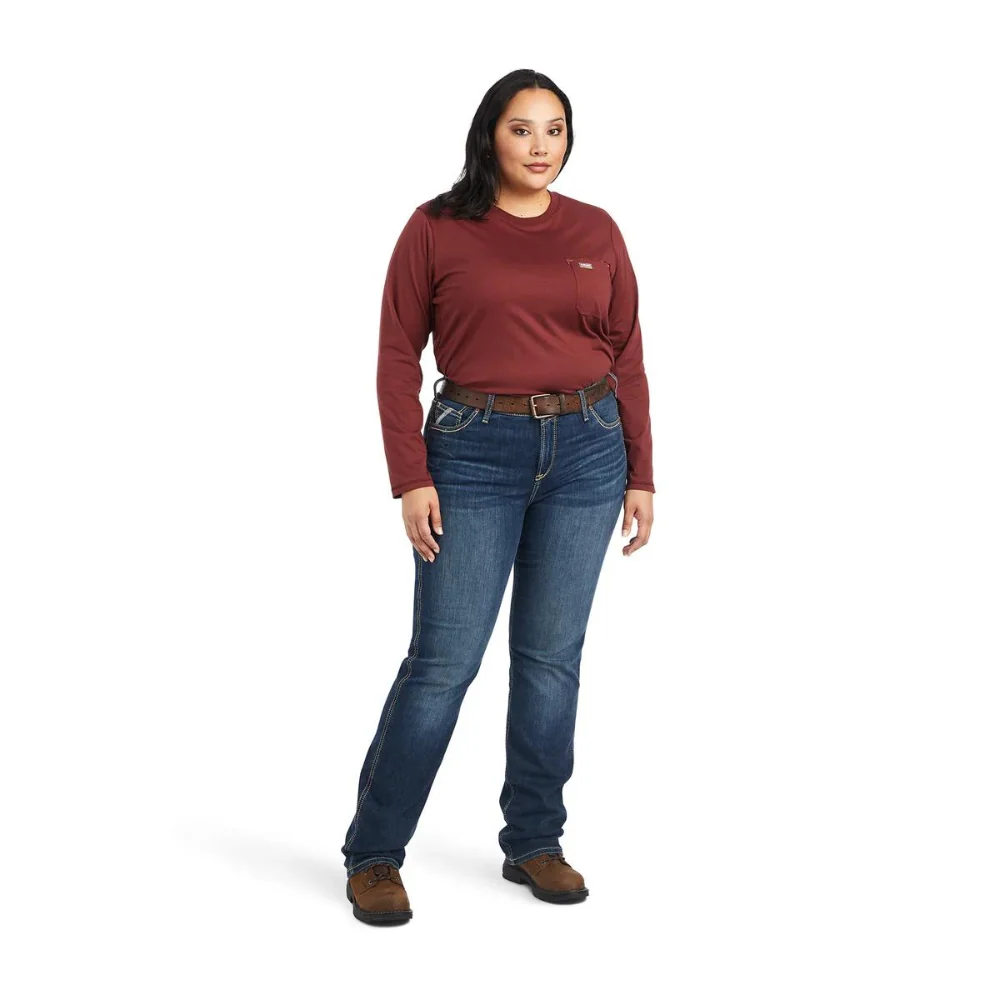 Ariat Womens Perfect Rise Straight Leg Jean - Image 8