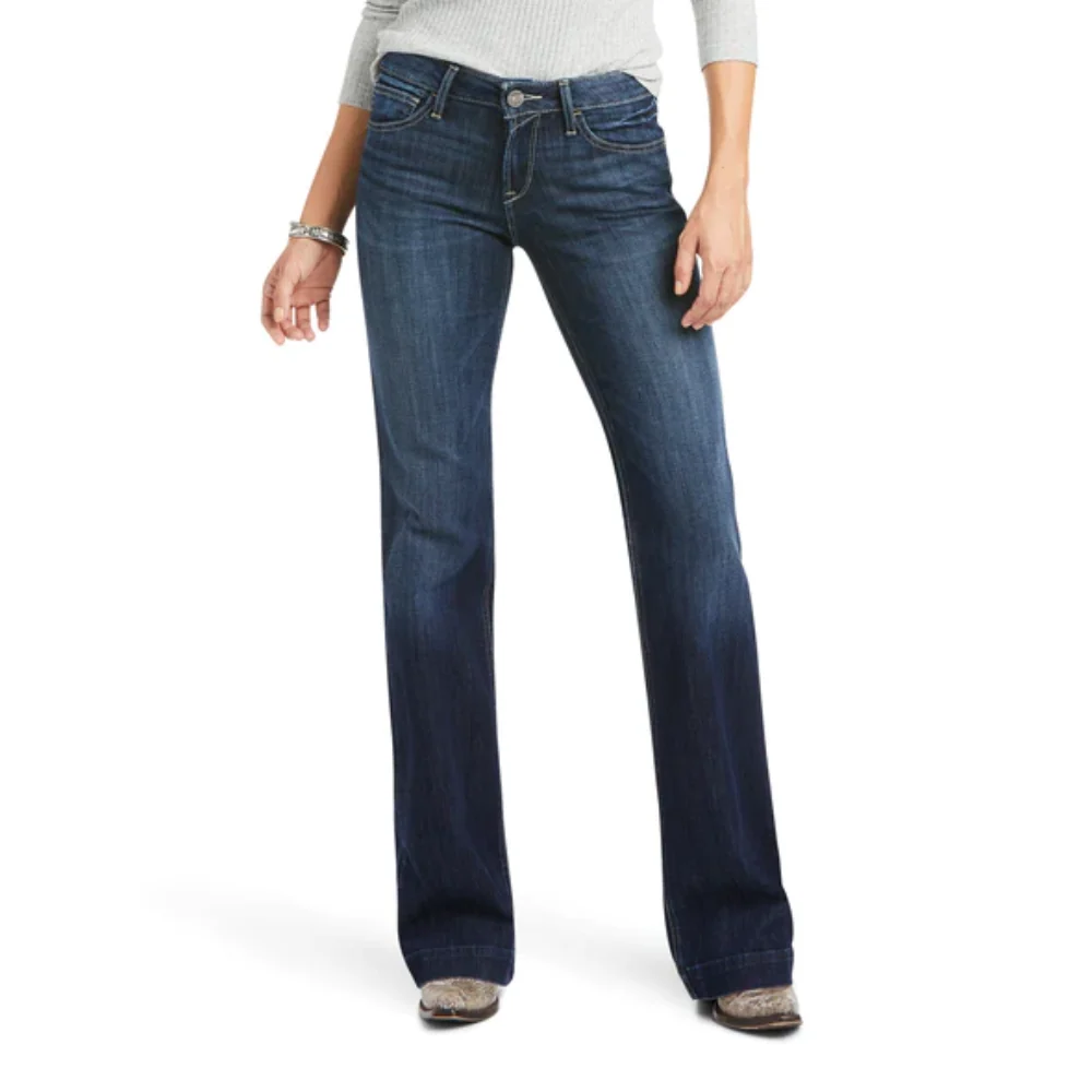 Ariat Womens Perfect Rise Wide Leg Trouser Jean 10037945