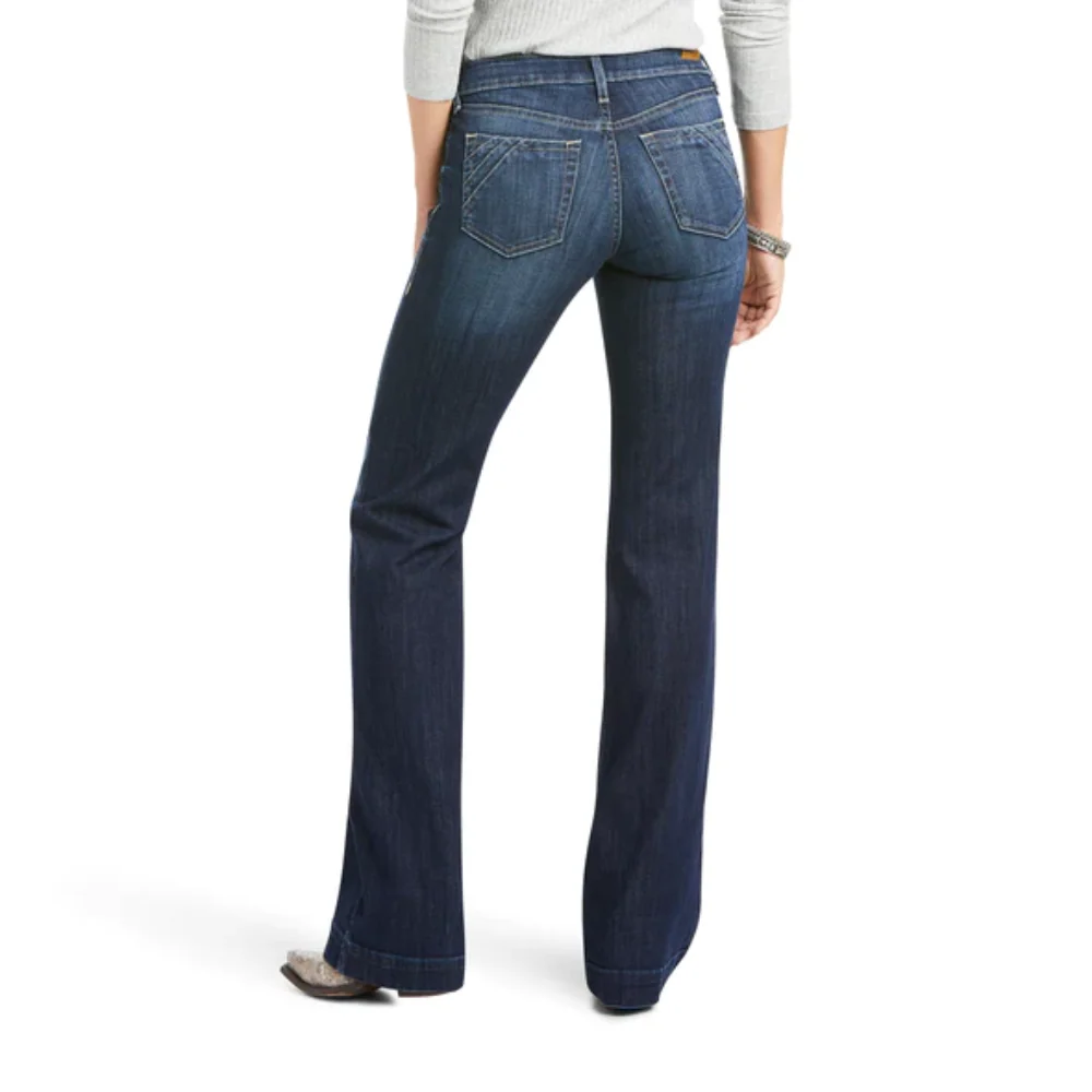Ariat Womens Perfect Rise Wide Leg Trouser Jean 10037945 - Image 2