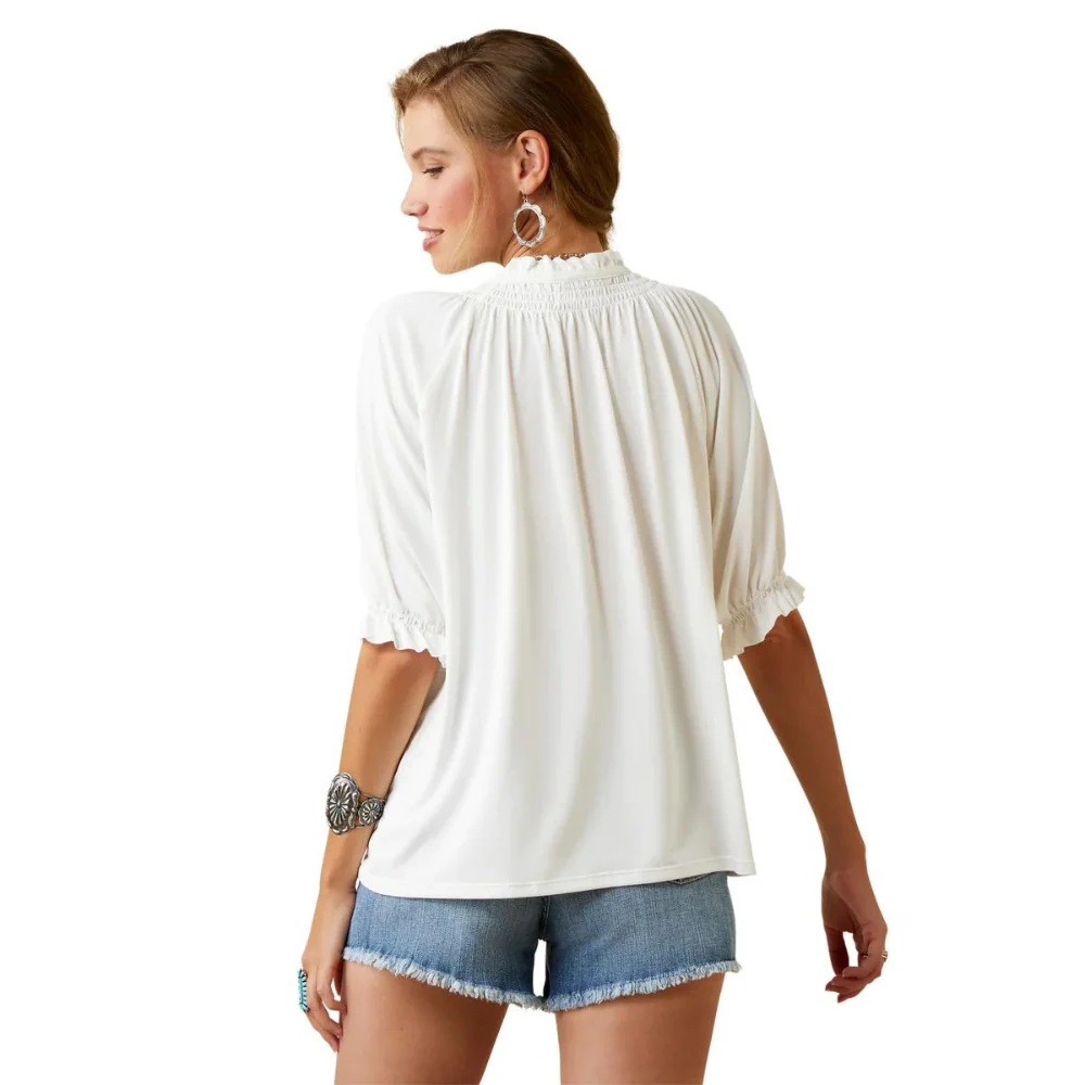 Ariat Womens Petunia 3/4 Sleeve Top - Image 2