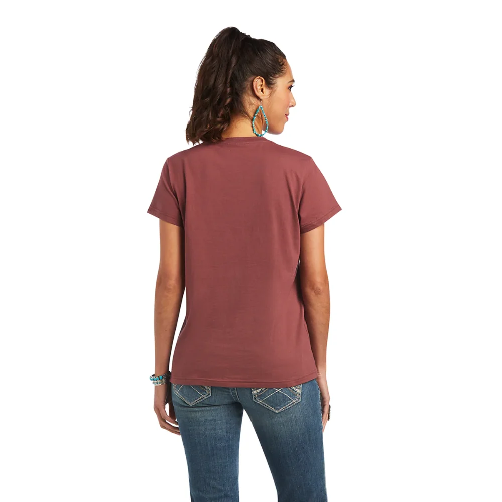 Ariat Womens REAL Bucking Bronc SS Tee - Image 2