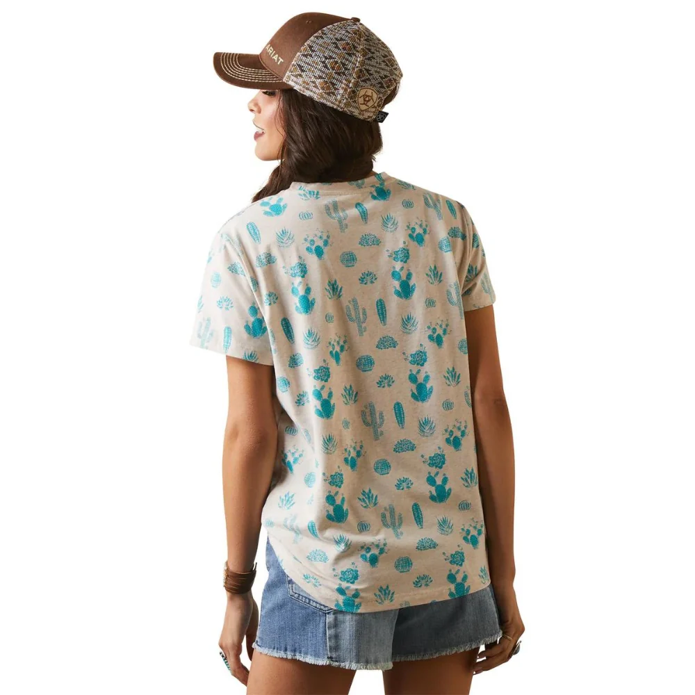 Ariat Womens REAL Cactus Garden SS Tee - Image 2