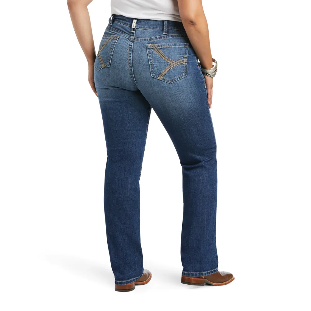 Ariat Womens REAL Catalina Perfect Rise Straight Leg Jean - Image 2