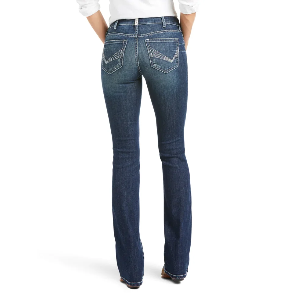 Ariat Womens REAL Cristina Perfect Rise Bootcut Jean - Image 2
