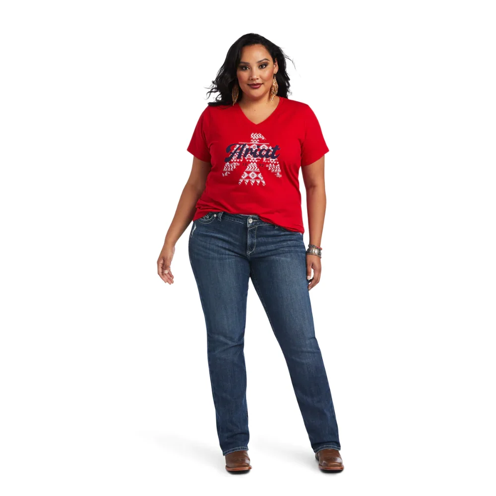 Ariat Womens REAL Firebird SS Tee - Image 5