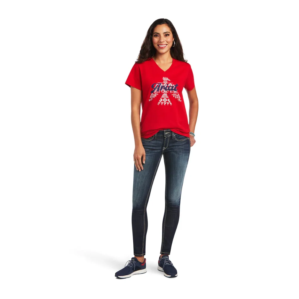 Ariat Womens REAL Firebird SS Tee - Image 6