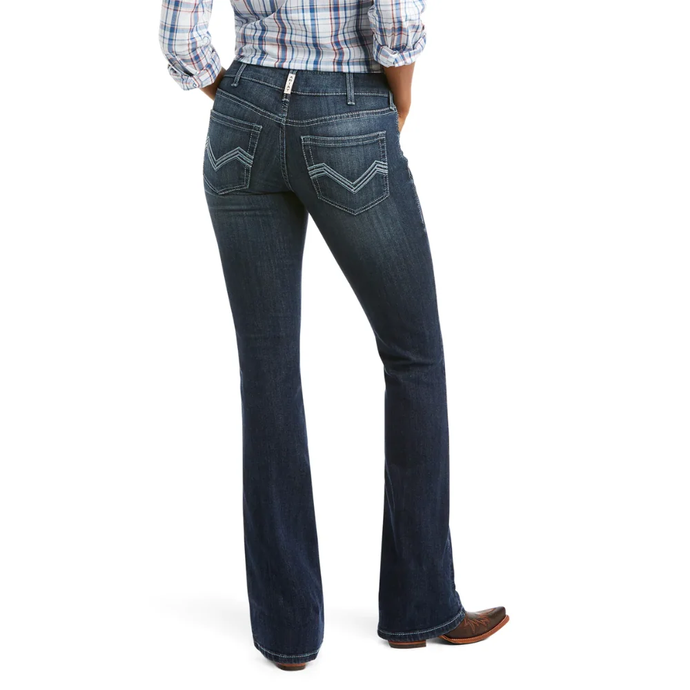 Ariat Womens REAL Mid Rise Arrow Fit Bootcut Jean - Image 2