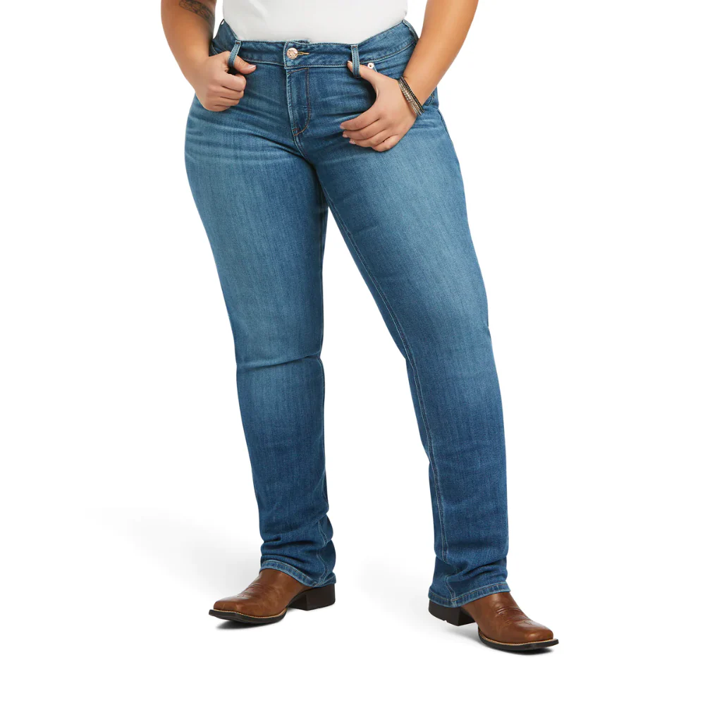 Ariat Womens REAL Mid Rise Arrow Fit Catherine Jean