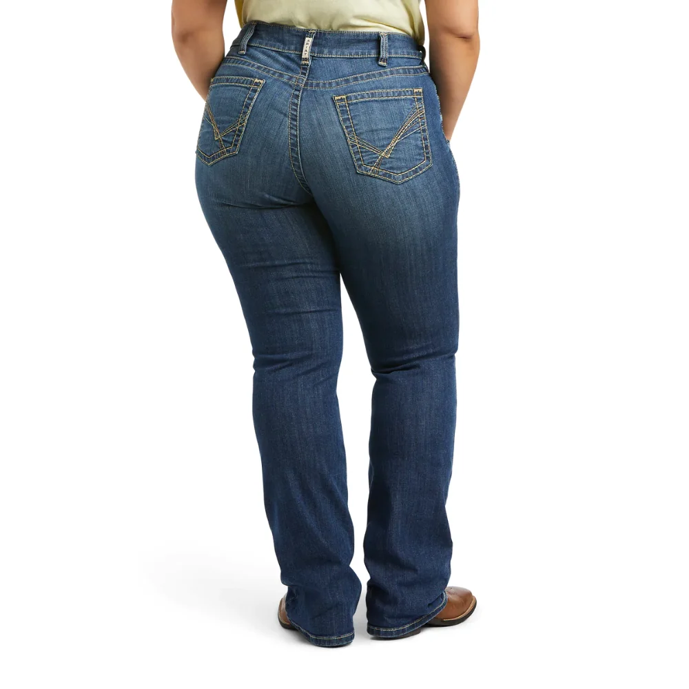 Ariat Womens REAL Mid Rise Arrow Fit Virginia Jean - Image 4