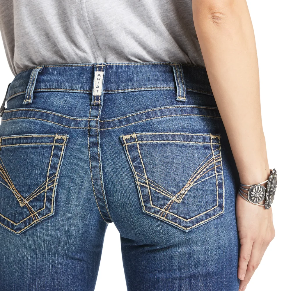 Ariat Womens REAL Mid Rise Arrow Fit Virginia Jean - Image 5