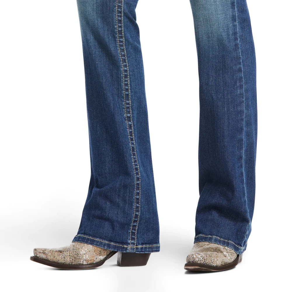 Ariat Womens REAL Mid Rise Arrow Fit Virginia Jean - Image 9