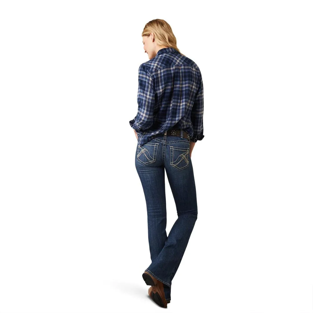 Ariat Womens REAL Mid Rise Bootcut Miriam Jeans - Image 4