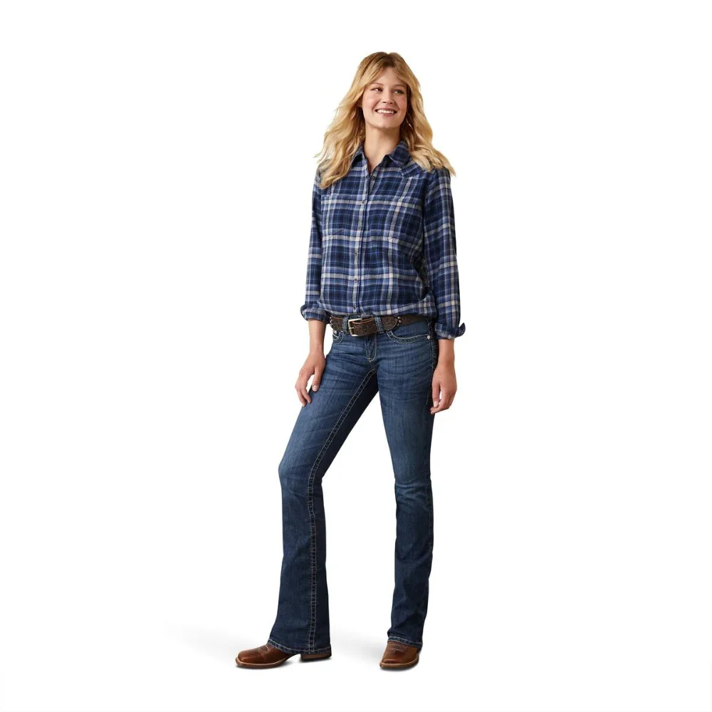Ariat Womens REAL Mid Rise Bootcut Miriam Jeans - Image 5