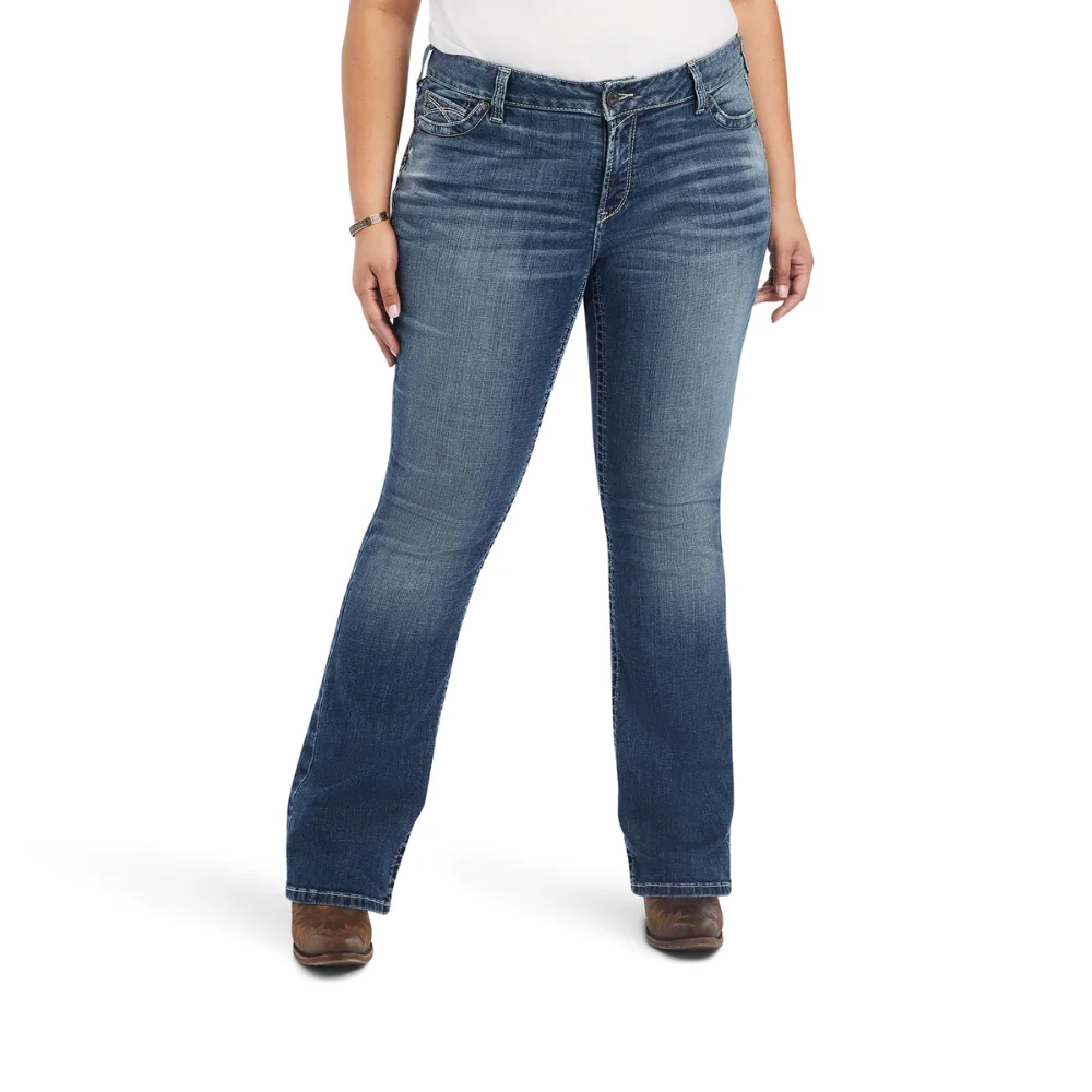 Ariat Womens REAL Mid Rise Bootcut Raquel Jean